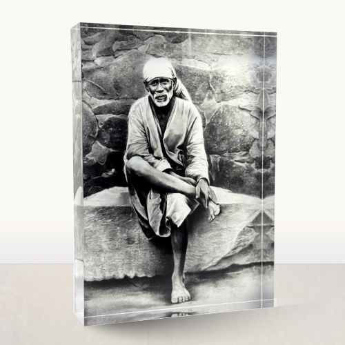 Sacred Altar Collection 5x7 Shirdi Sai Baba (Digitally Enhanced) → The Companion