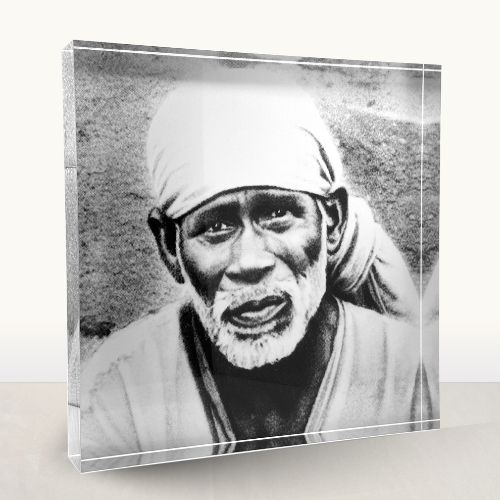 Sacred Altar Collection 10x10 Shirdi Sai Baba (Digitally Enhanced) → The Sacred Presence