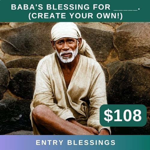 Baba's Blessing for _____. (Create your own!)