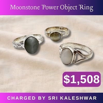 Moonstone Power Object Ring