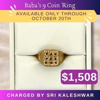 Baba's Nine Coin Power Object Ring