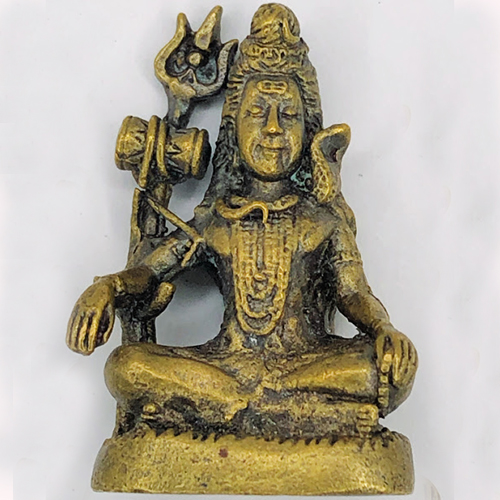 Brass seated Shiva Murthi