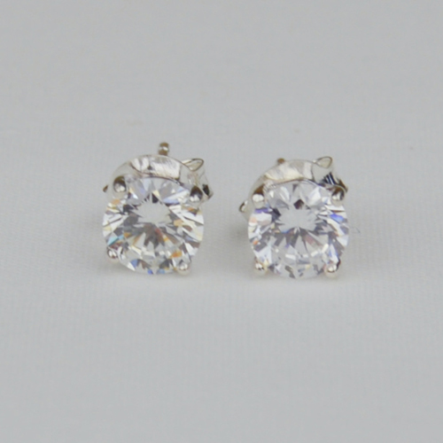 Clear Gemstone Earrings