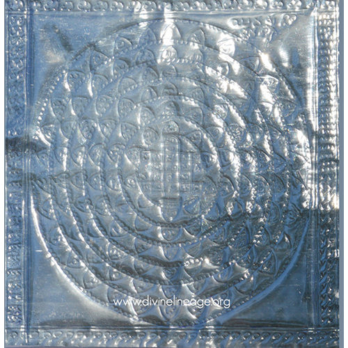 Bijas of the Sri Chakra Yantra on Silver