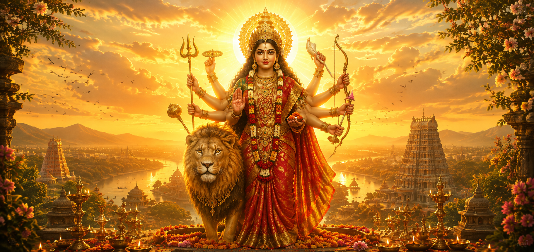 Divine Mother artwork from the retreat