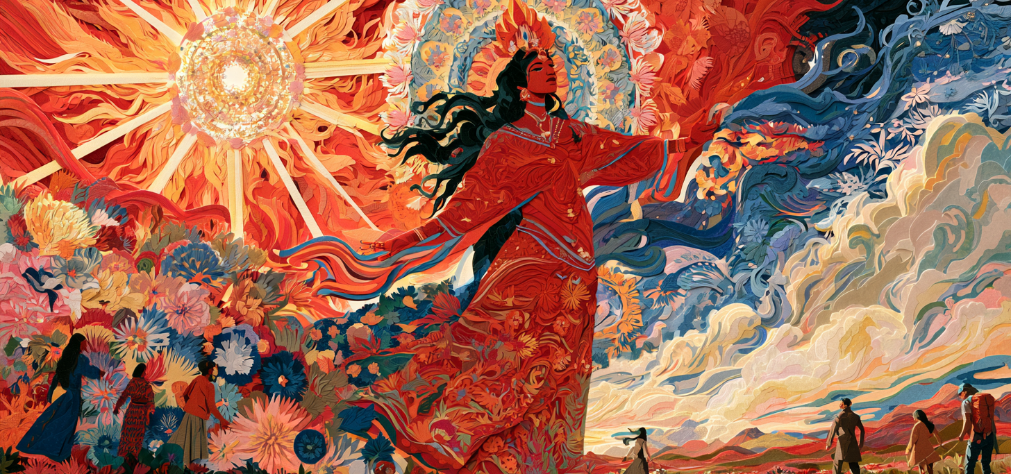Puja at the Divine Mother Center