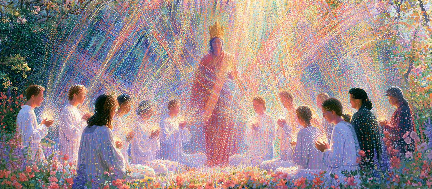 Divine Mother artwork from the retreat