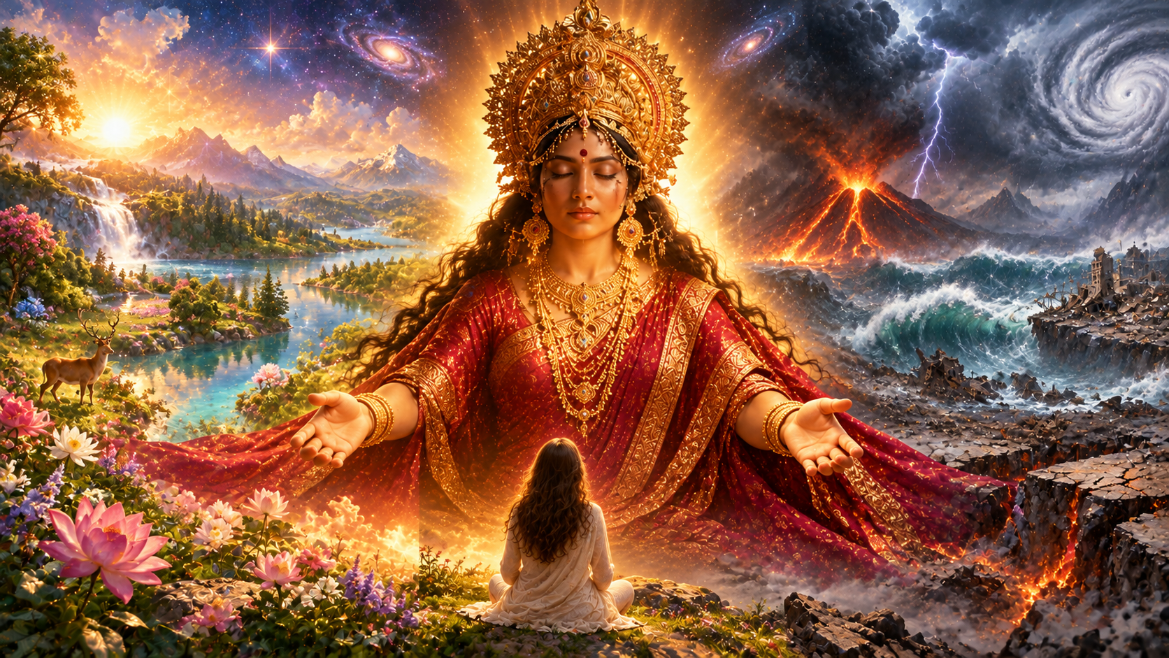 The sacred fire at the Divine Mother Center