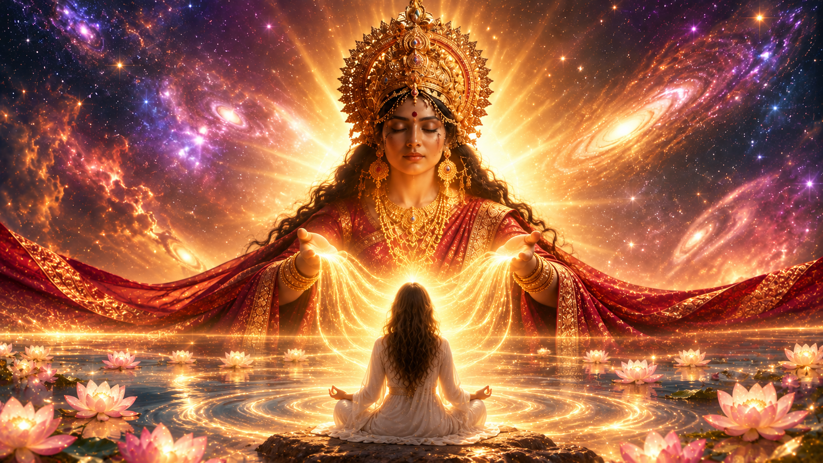 The sacred fire at the Divine Mother Center