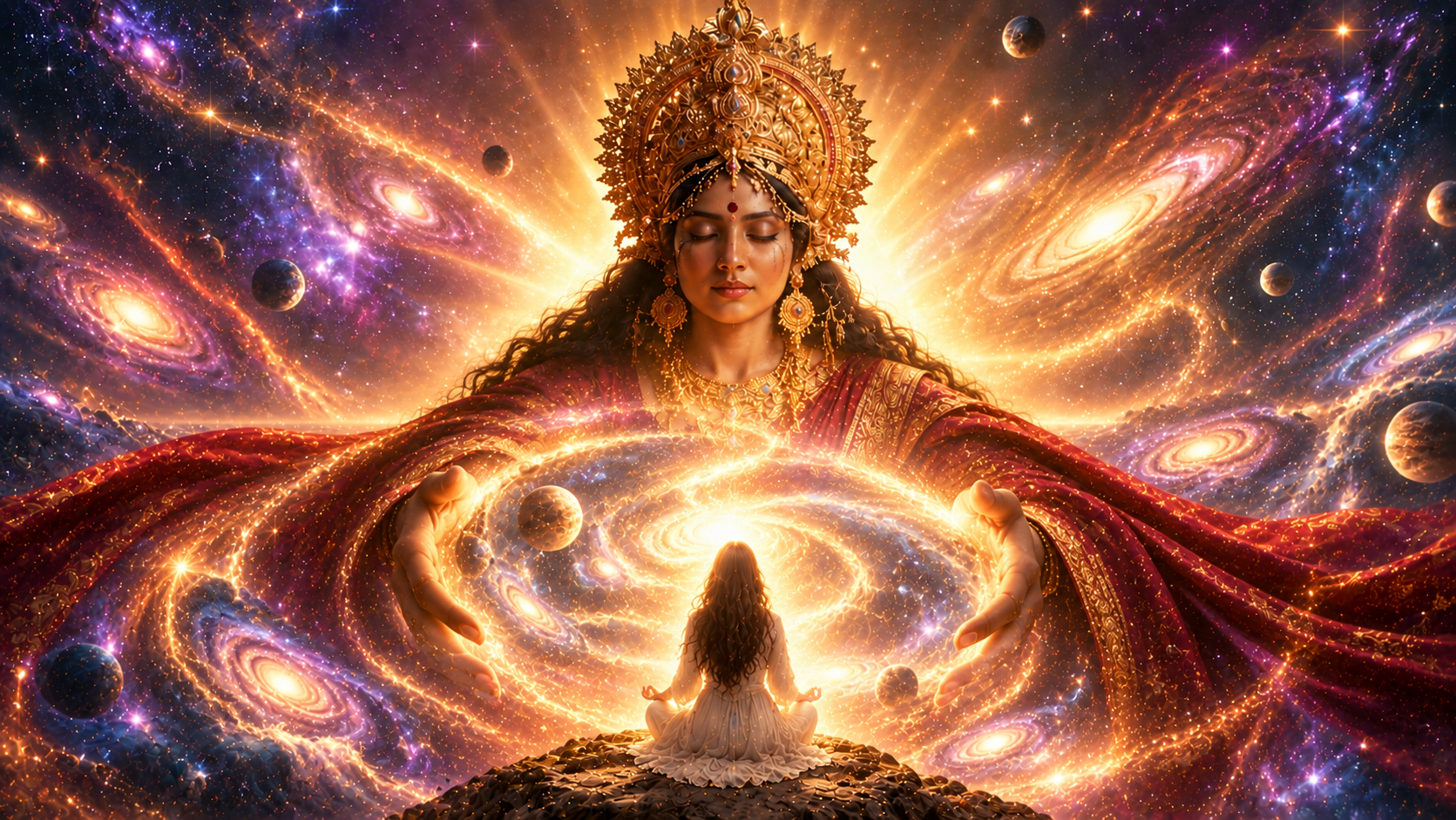 The sacred fire at the Divine Mother Center