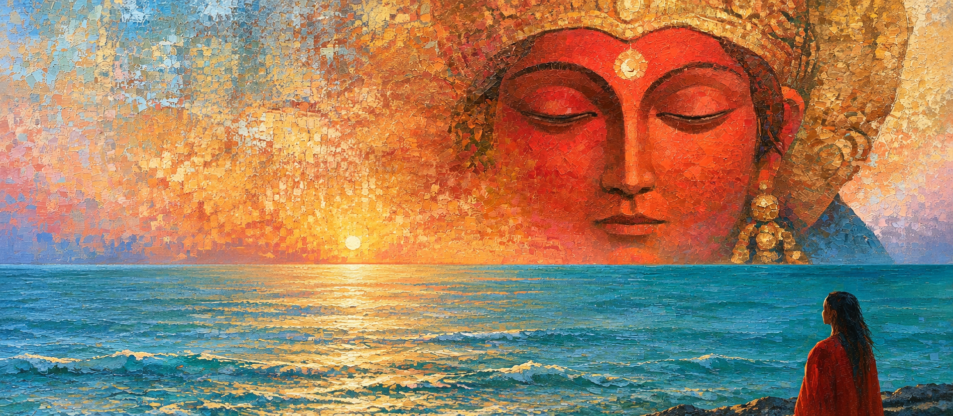 Puja at the Divine Mother Center